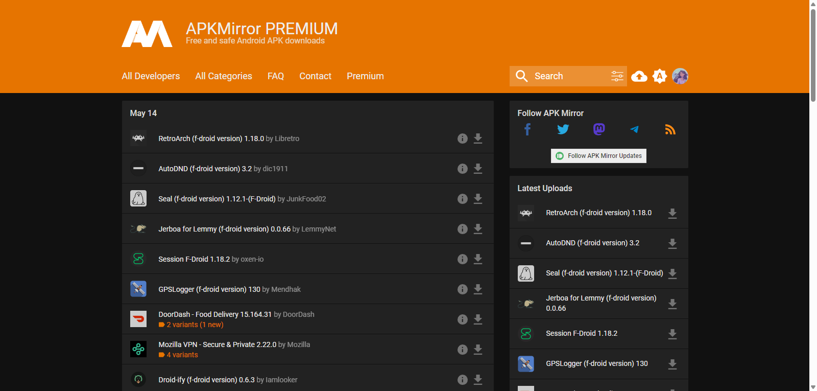Dark theme